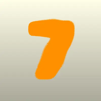 7Я, парикмахерская, лого-визитка